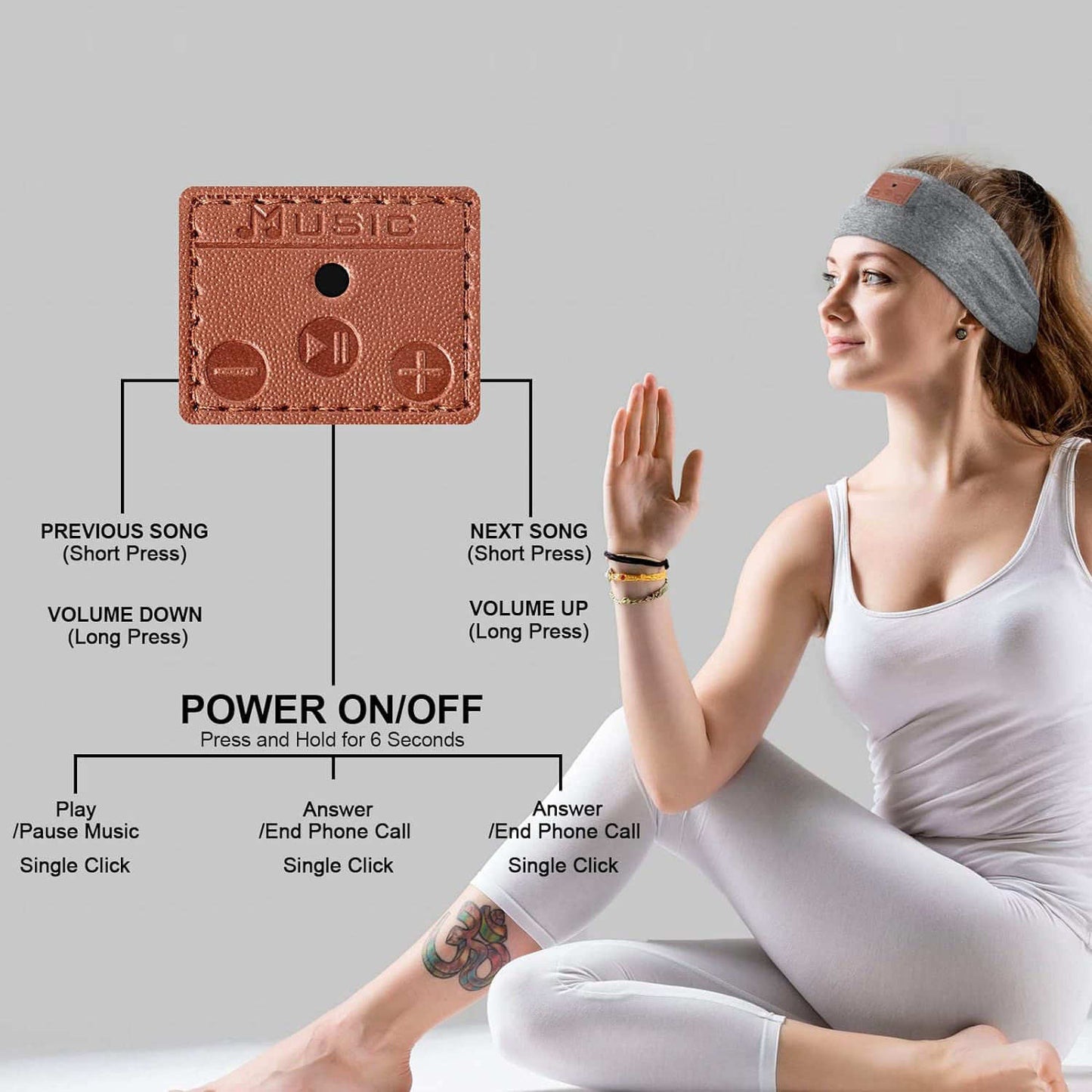 Sports And Fitness Bluetooth Headband